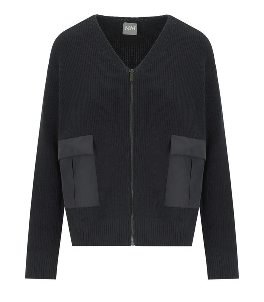  Mm Max Mara Libero Black Cardigan 