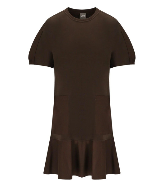  Mm Max Mara Onore Brown Dress 