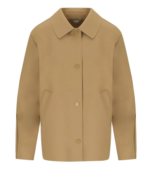  Mm Max Mara Tessile Beige Jacket 