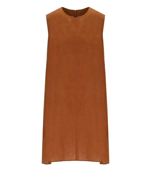  Mm Max Mara Valanga Rust Red Dress 