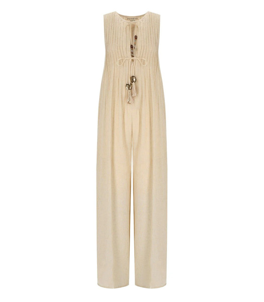  Pahiesa Formentera Ecru Jumpsuit 