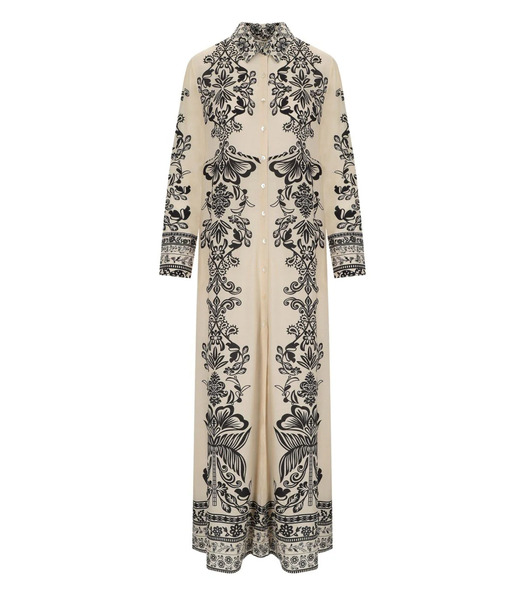  Pahiesa Formentera Ecru Shirt Dress 