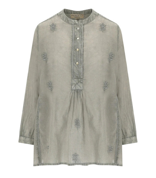  Pahiesa Formentera Grey Blouse 