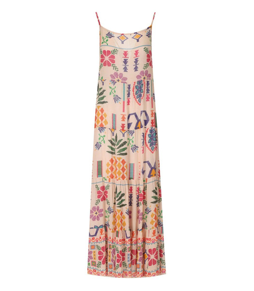  Pahiesa Formentera Pink Patterned Dress 