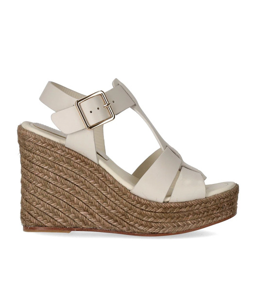  Paloma Barceló Alison White Wedge Sandal 
