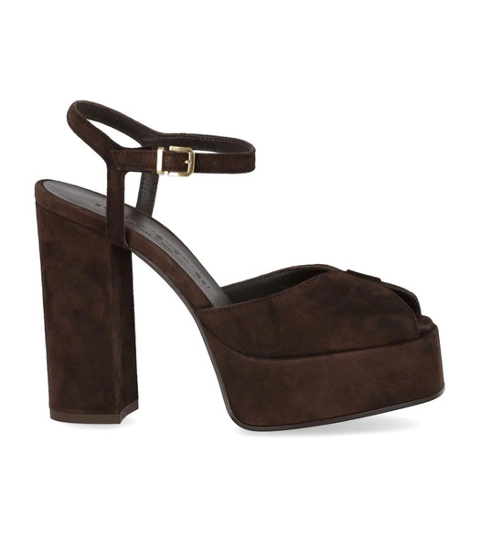  Sergio Levantesi Vera Brown Heeled Sandal 