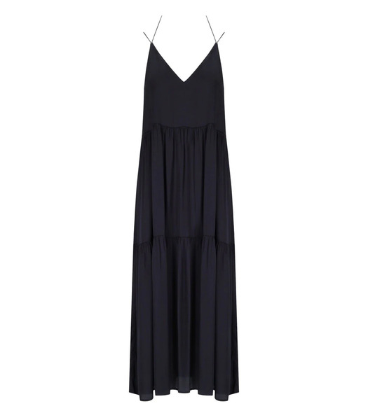  Traffic People Ithaca Navy Blue Dress 