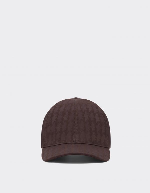  Ferrari Baseball Cap With Monogram Pony Motif -  Hats Mahogany Os 
