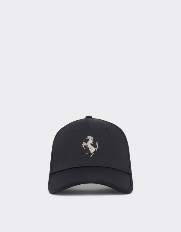  Ferrari Baseball Cap With Prancing Horse Detail -  Sweaters & Knitwear Black Os 