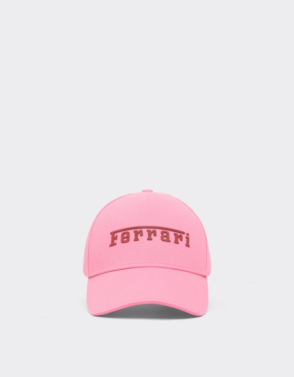  Ferrari Baseball Cap With Rubberized Ferrari Logo -  Hats Fragonard Os 
