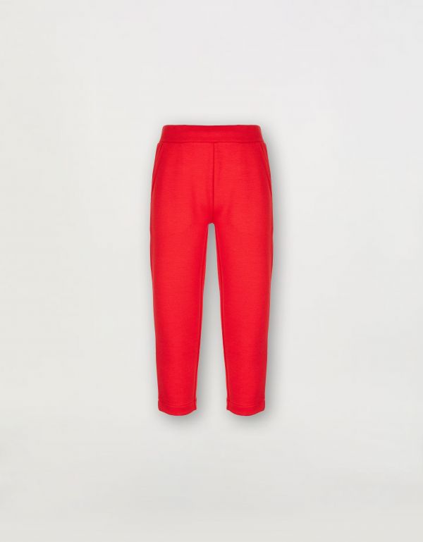  Ferrari Children’s Joggers With Ferrari Logo Tape -  Pants Rosso Corsa 2y 
