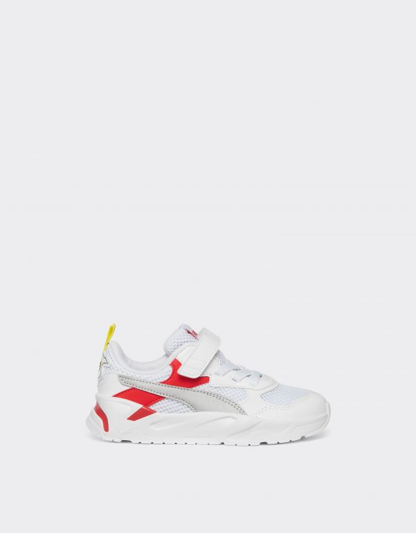 Ferrari Children’s Puma For Scuderia Ferrari Trinity Shoes -  Puma Shoes Optical White 11c 
