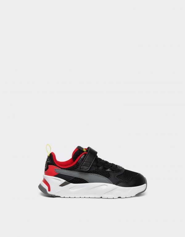  Ferrari Children’s Puma For Scuderia Ferrari Trinity Trainers -  Puma Shoes Black 1y 