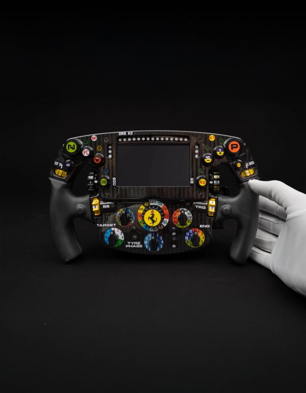  Ferrari Ferrari Cl Sf-25 Steering Wheel 1:1 Scale Model -  Cars Black Os 