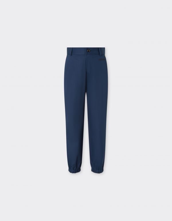  Ferrari Cotton Gabardine Trousers -  Pants Navy 4y 