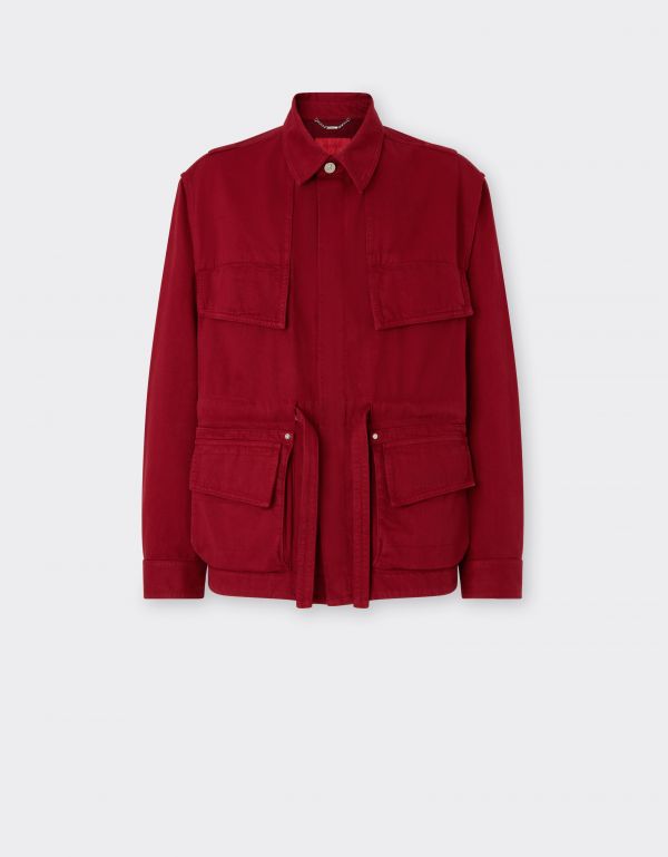  Ferrari Denim Jacket - Male Man Maison Red 54 