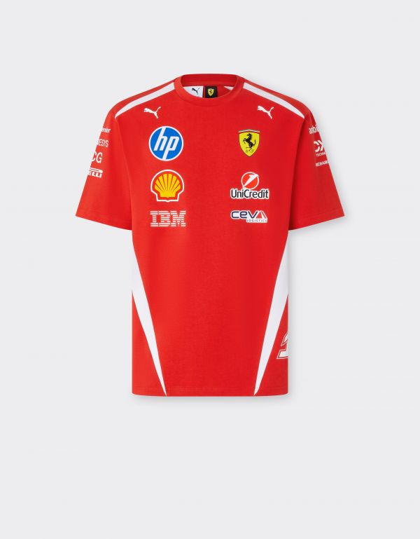  Ferrari Leclerc Replica Drivers Authentic 2026 Puma For Scuderia Ferrari Hp T-shirt -  T-shirts Red Xl 