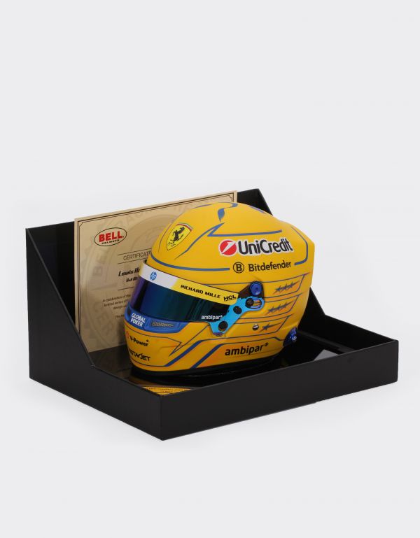  Ferrari Lewis Hamilton Miami Special Edition 2025 Mini Helmet In 1:2 Scale -  Helmets Multicolour Os 
