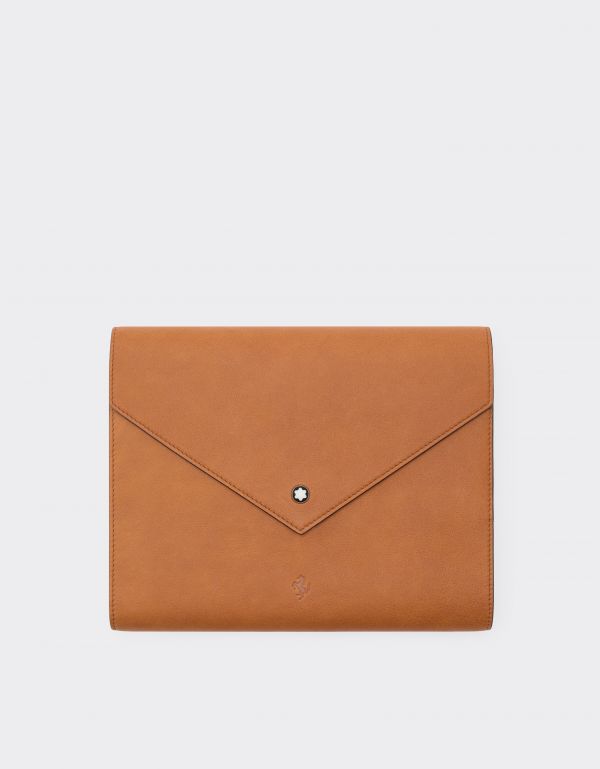  Ferrari Notepad Envelope Montblanc Meisterstück Great Masters Ferrari Tailor Made Classic Special Edition -  Montblanc For Ferrari Brown Os 