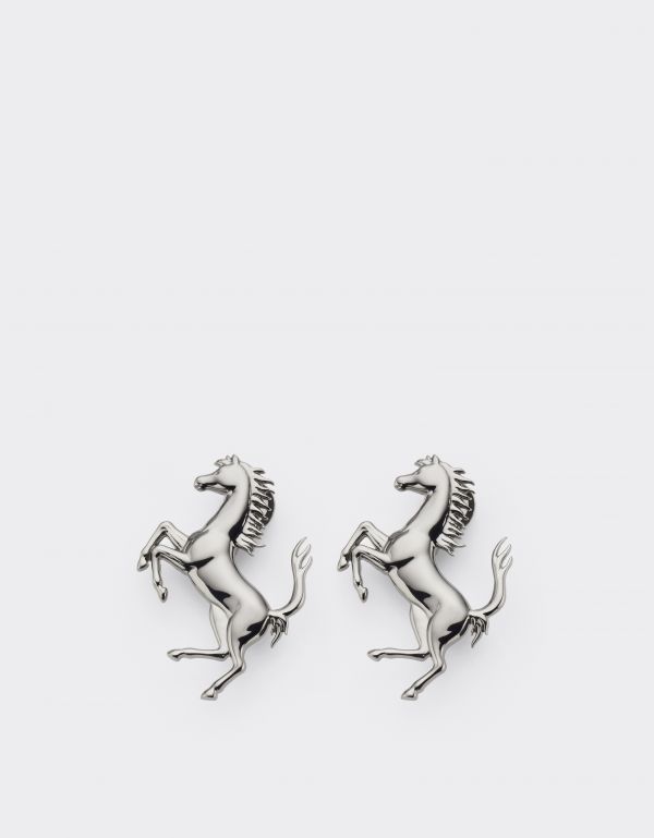  Ferrari Prancing Horse Earrings -  Earrings Charcoal Os 