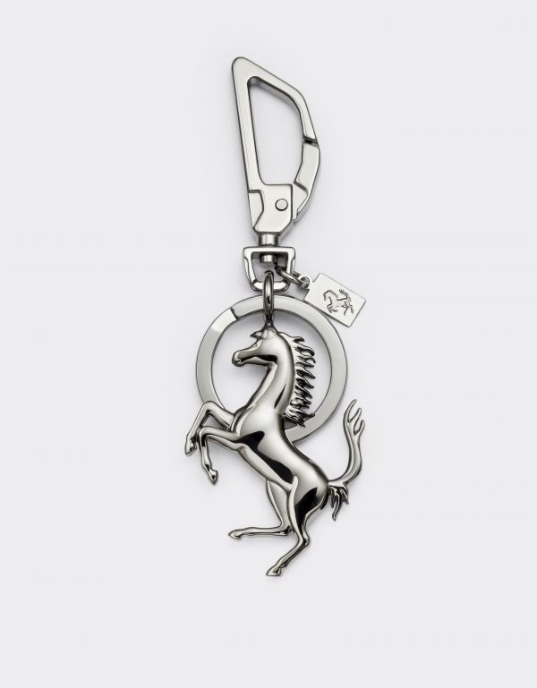 Ferrari Prancing Horse Keychain And Charm -  Wallets And Small Leather Goods Charcoal Os 