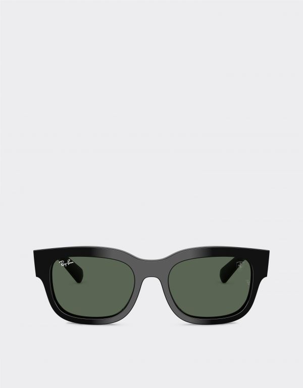  Ferrari Ray-ban For Scuderia Ferrari Rb2228m In Black Acetate With Dark Green Lenses -  Sunglasses Nero Os 