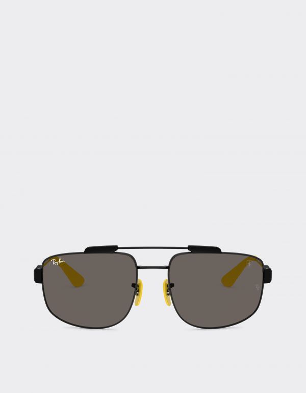  Ferrari Ray-ban For Scuderia Ferrari Rb3789m In Black Metal With Dark Grey Lenses -  Sunglasses Nero Os 