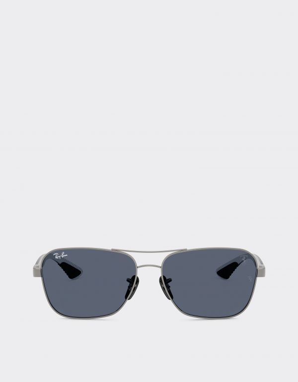  Ferrari Ray-ban For Scuderia Ferrari Rb8336m In Gunmetal Grey Metal And Light Carbon Fibre With Dark Grey Lenses -  Sunglasses Ingrid Os 