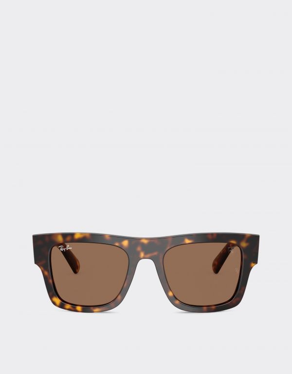  Ferrari Ray-ban For Scuderia Ferrari Rb2217m In Havana Acetate With Dark Brown Lenses -  Sunglasses Beige Os 
