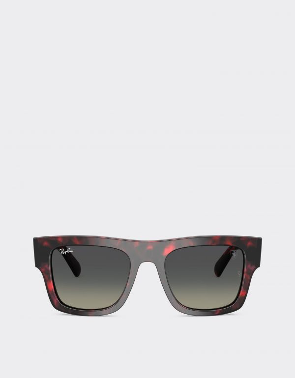  Ferrari Ray-ban For Scuderia Ferrari Rb2217m In Havana Red Acetate With Gradient Grey Lenses -  Sunglasses Racing Red Os 