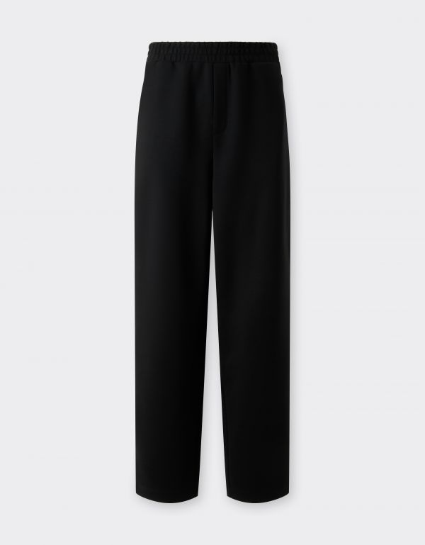  Ferrari Scuba Fabric Joggers - Male  Nero S 