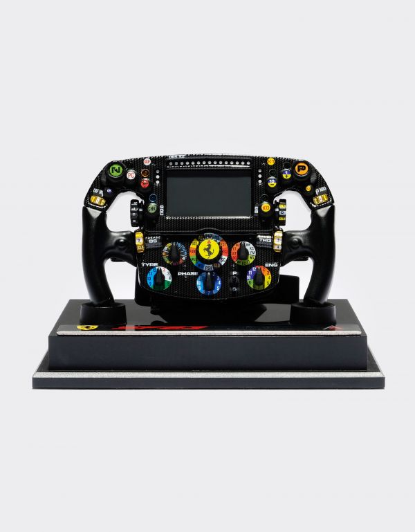  Ferrari Sf-23 Steering Wheel Model In 1:4 Scale -  Replica & Scale Models Black Os 