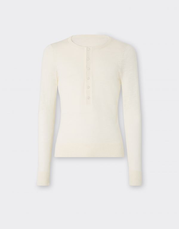  Ferrari Silk Polo Shirt - Male Polos Avorio 48 