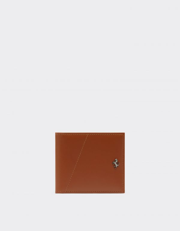  Ferrari Smooth Leather Horizontal Wallet -  Wallets And Small Leather Goods Hide Os 
