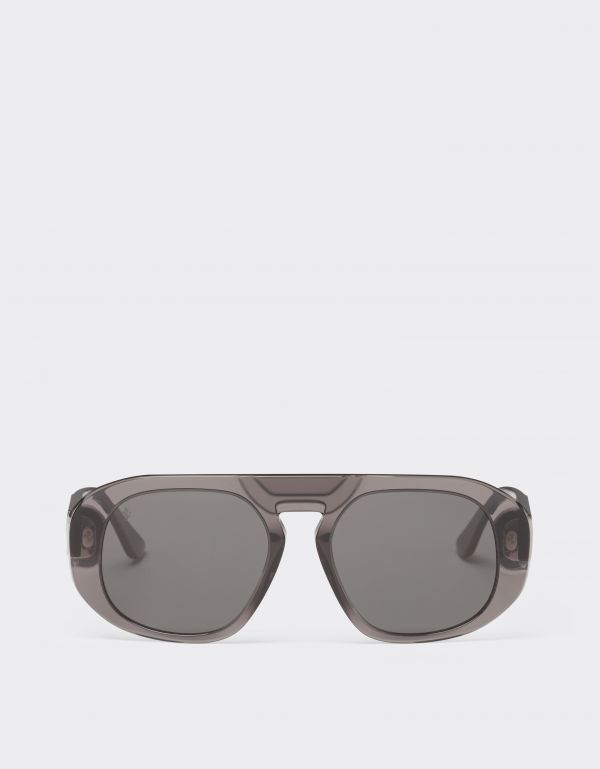  Ferrari Ferrari Sunglasses In Black Acetate With Polarised Black Lenses -  Ferrari Collection Black Os 