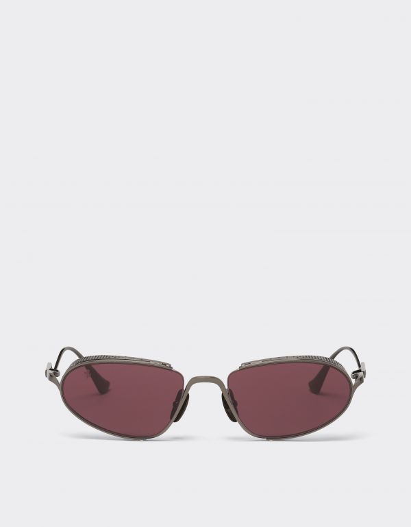 Ferrari Ferrari Sunglasses In Gunmetal Grey Titanium With Exclusive Contrast Pro™ Lenses -  Ferrari Collection Ingrid Os 