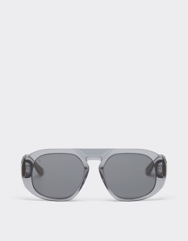  Ferrari Ferrari Sunglasses In Ocean Colour Acetate With Light Blue Lenses -  Ferrari Collection Blu Scozia Os 
