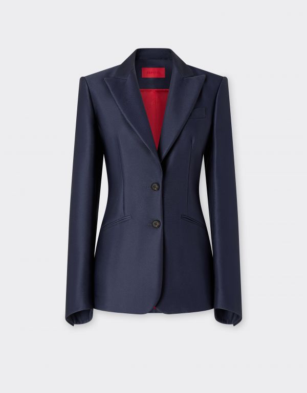 Ferrari Technical Gabardine Blazer - Female Jackets Ultramarine 38 