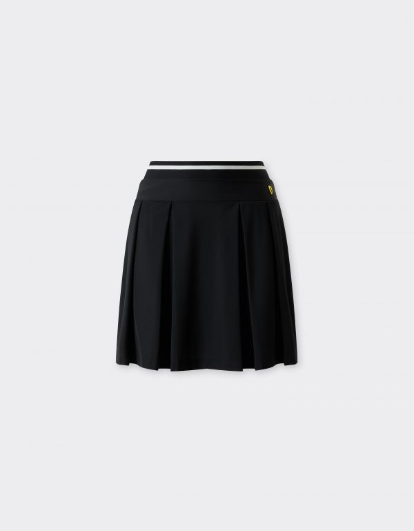  Ferrari Technical Piqué Mini Skirt - Female  Nero Xs 