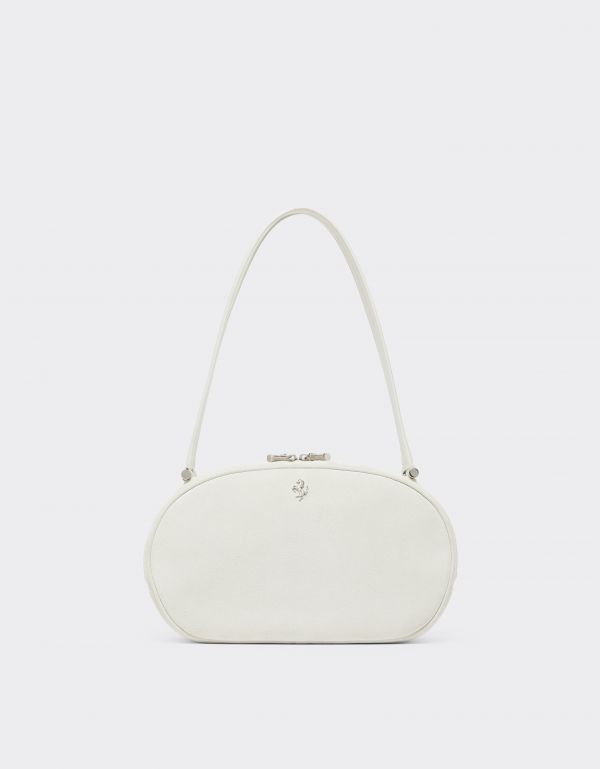  Ferrari The Ferrari Dino Tote Soft In Suede And Leather - Female  Avorio Os 