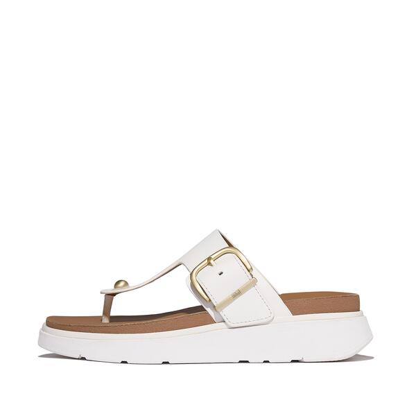  Gen Ff Buckle Leather Toe Post Sandals 