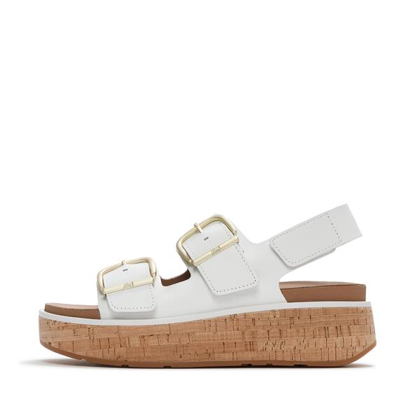  Gen Ff Max Buckle Leather/cork Back Strap Sandals 