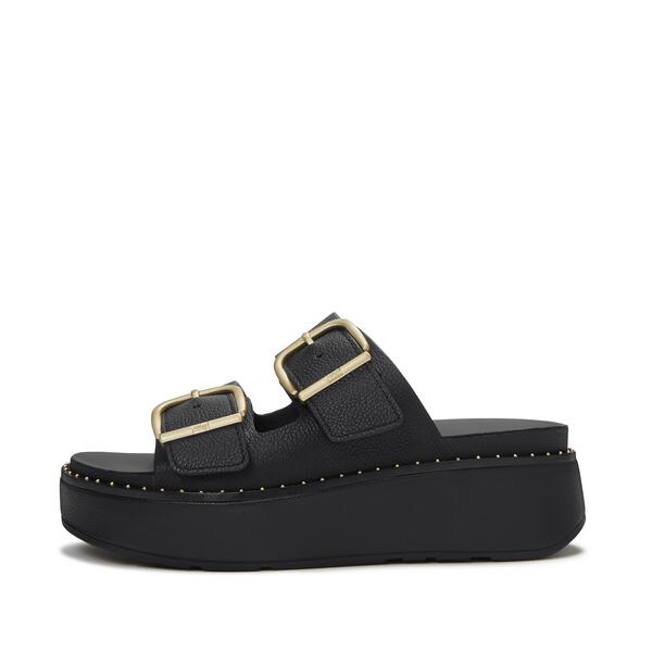  Gen Ff Max Buckle Tumbled Leather Two Bar Slides 