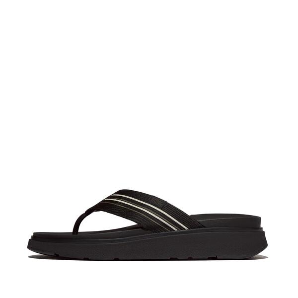  Gen Ff Mens Stripy Webbing Flip Flops 