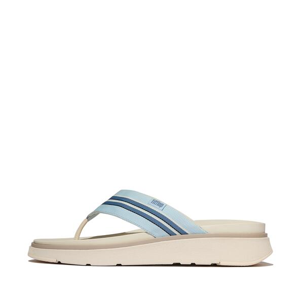  Gen Ff Mens Stripy Webbing Flip Flops 
