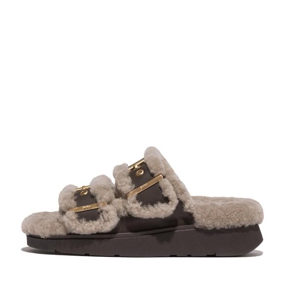  Gen Ff Shearling Two Bar Slides 