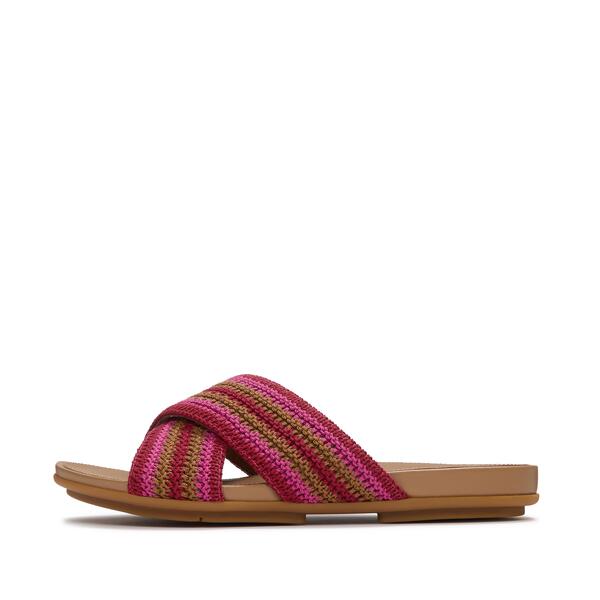  Gracie Stripe Webbing Cross Slides 