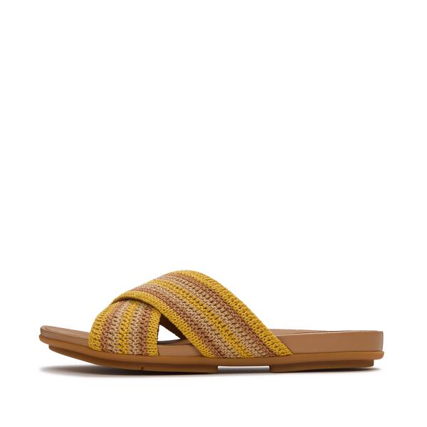  Gracie Stripe Webbing Cross Slides 