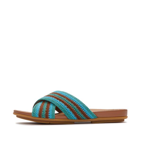  Gracie Stripe Webbing Cross Slides 