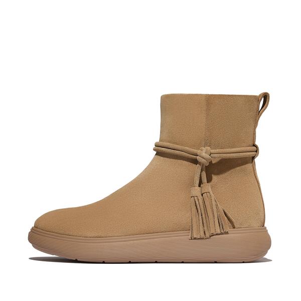  Iq Comff Tassel Suede Short Boots 